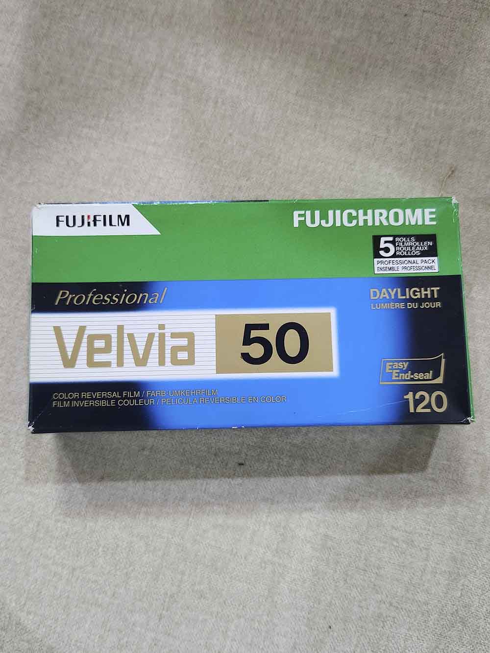 Fuji Velvia 50 Slide/Reversal 120 Film